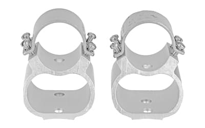 Weaver See-Thru Mount, For Ruger 10/22, Symmetrical Caps, Silver Finish