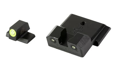 XS Sights R3D 2.0, Tritium Night Sight, Fits S&W M&P Shield OR, Green Front Outline, Green Tritium Front/Rear