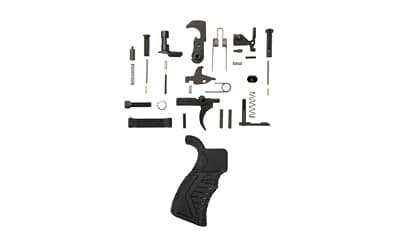 XTS Complete Lower Parts Kit, Fits AR15, Black, Includes Fire Control Group and Grip