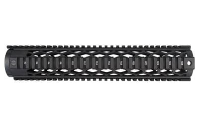 Yankee Hill Machine Co Black Diamond Series Forearm, 12.6" Rifle-Length, Fits AR-15, Black Finish