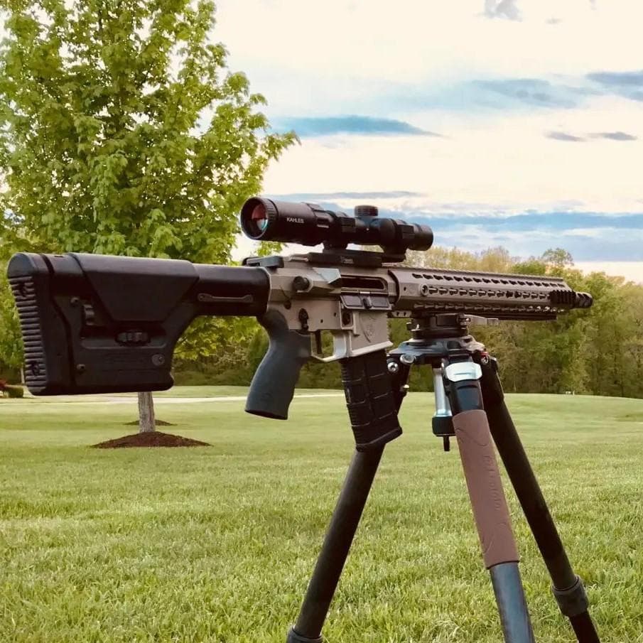 Area 419 Hellfire 2P-Self Timing Muzzle Brake w/ Adapter 6.5mm/30cal 5/8-24