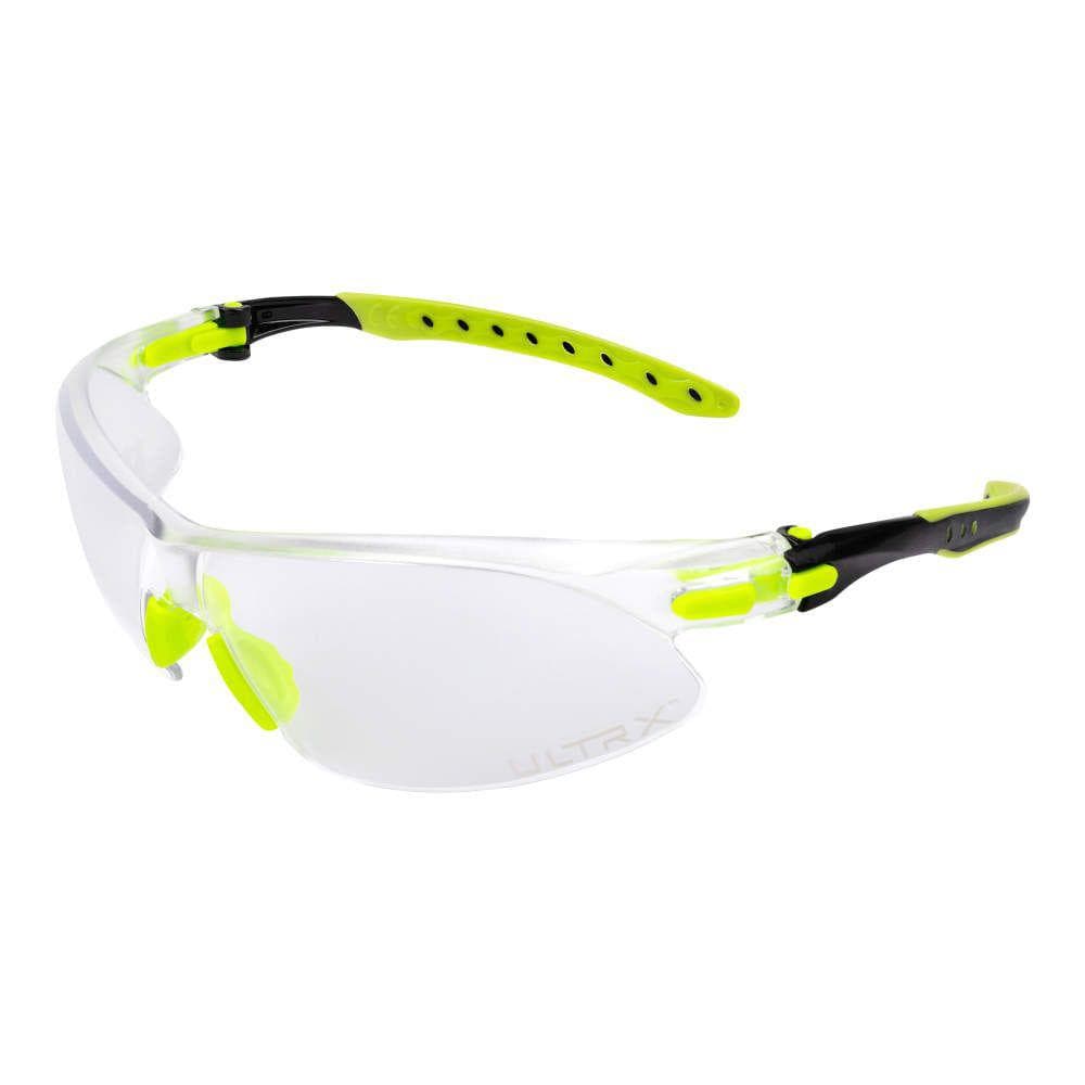 Allen ULTRX Keen Youth Safety Glasses Lime Green with Clear Lenses