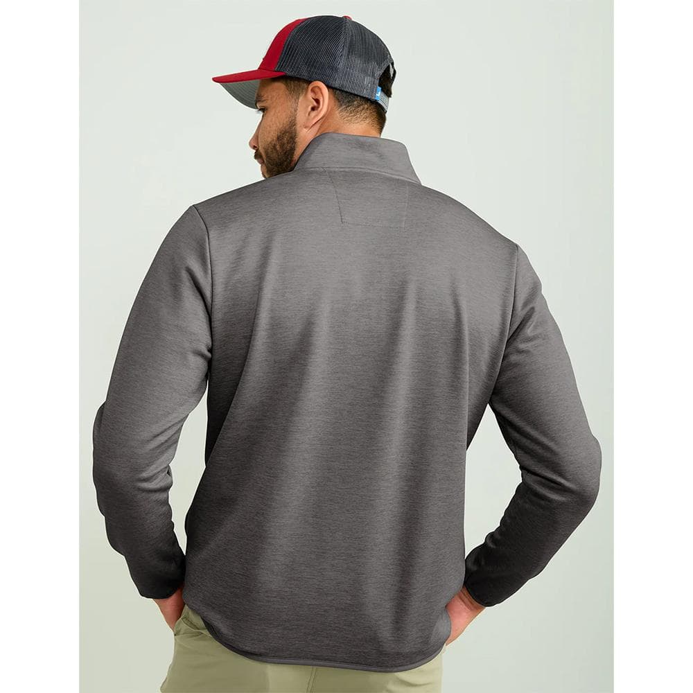 Huk Coldfront & Performance 1/4 Zip Long Sleeve Shirt Volcanic Ash Heather M