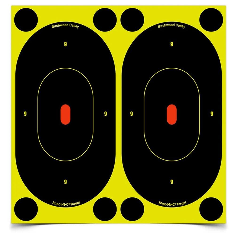 Birchwood Casey Shoot-N-C 7" Silhouette Target 12/ct