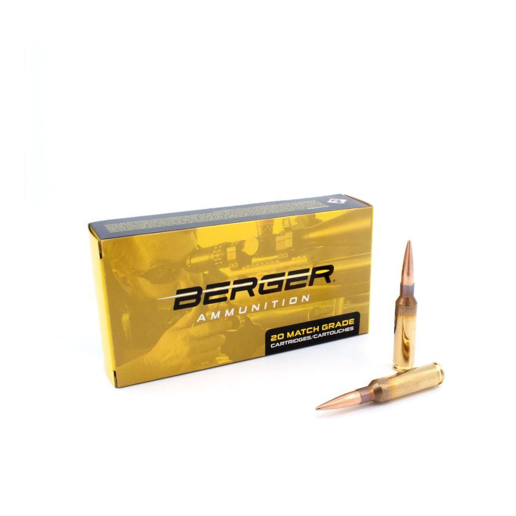 Berger Target Rifle Ammunition 6.5 Creedmoor 144 gr LRHT 2830 fps 20/ct