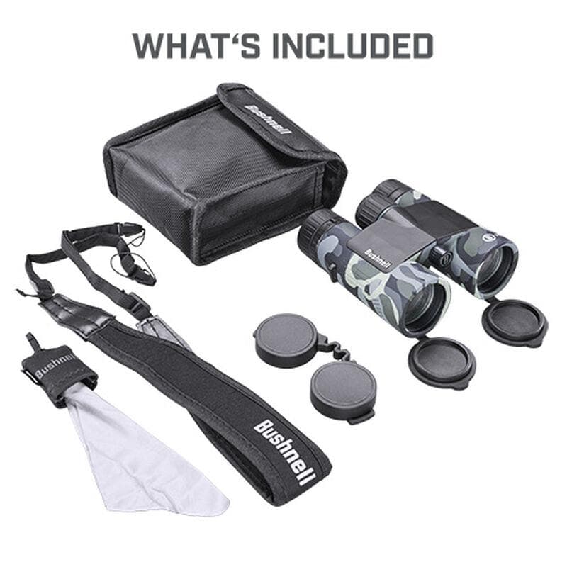 Bushnell 10x42mm Prime Blackout Camo Binocular Roof FMC WP/FP Box