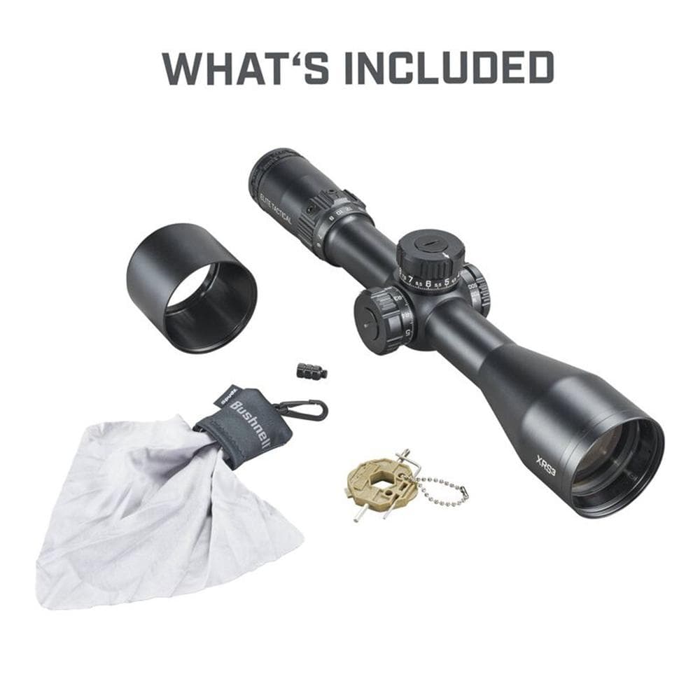 Bushnell Elite Tactical XRS3 Rifle Scope 6-36x56mm 34mm FFP G4P Black