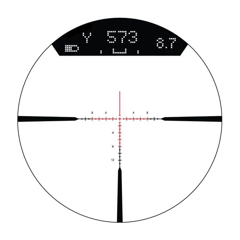 DEMO Burris Veracity PH Rifle Scope 2.5-12x42 30mm FFP 3PW Wind MOA PEK Illum. Black