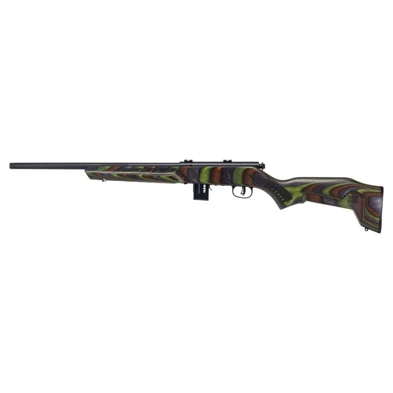 Savage Arms 93R17 Minimalist Green Rifle 17 HMR 10/rd Magazine 18" Barrel Green Wood