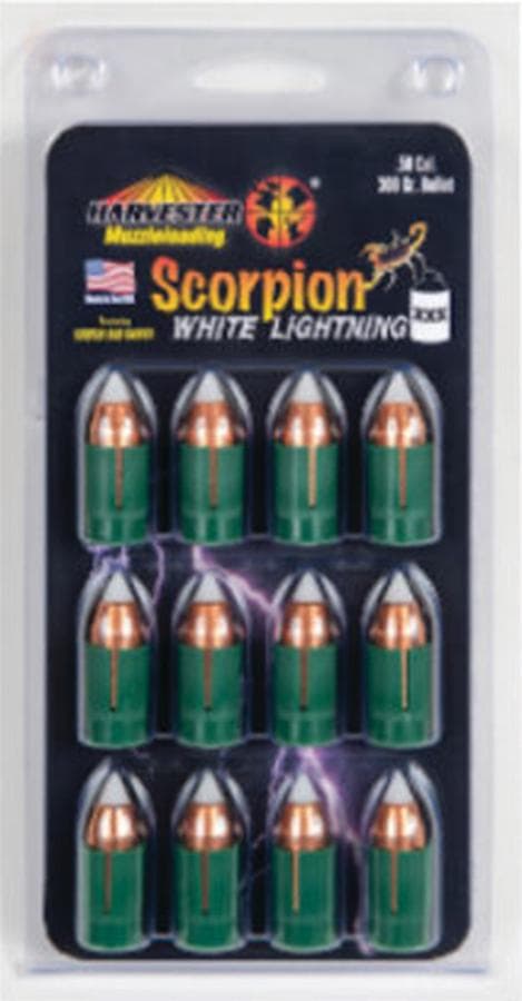 Harvester Muzzleloading .50 cal Crushed Rib Sabot 458 Cal. Bullets 12/pk