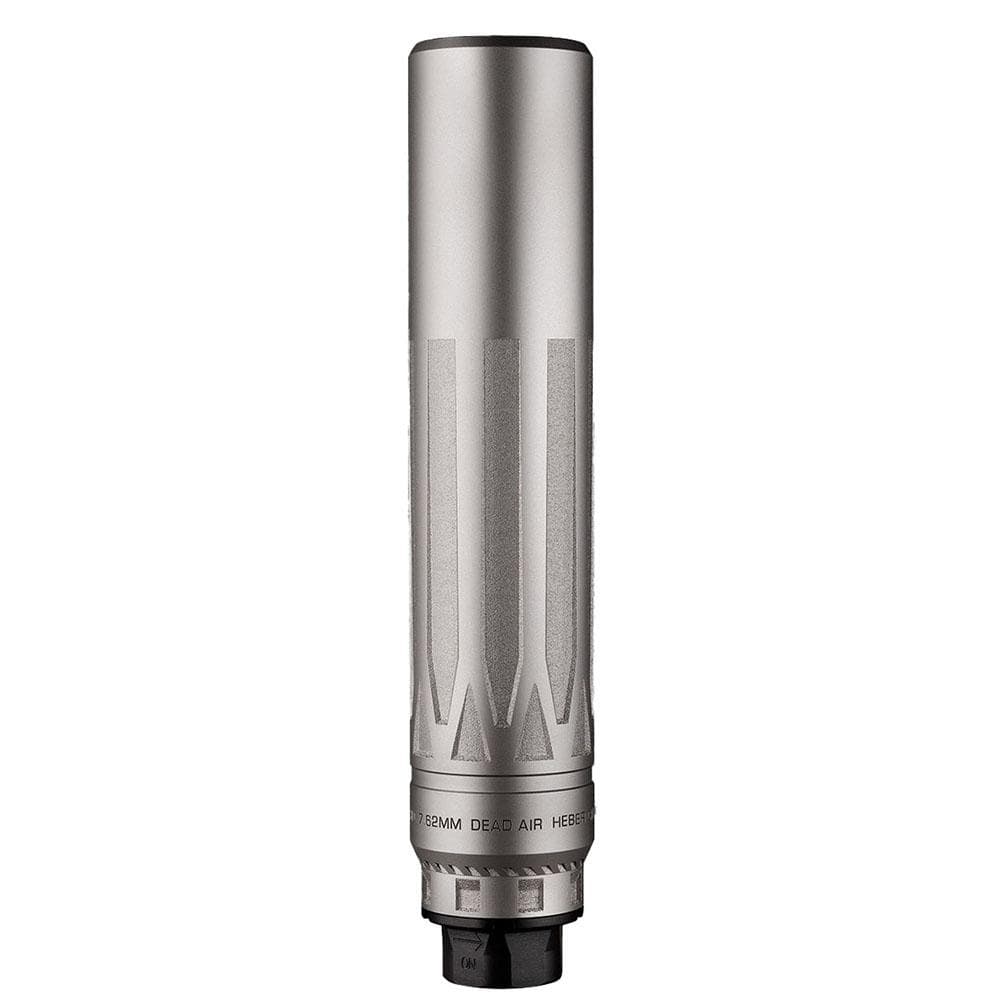 Dead Air Nomad-LTi XC Silencer w/Xeno Adapter - 7.62mm 9.30 (Cal) Silver w/DA124 Omni Brake