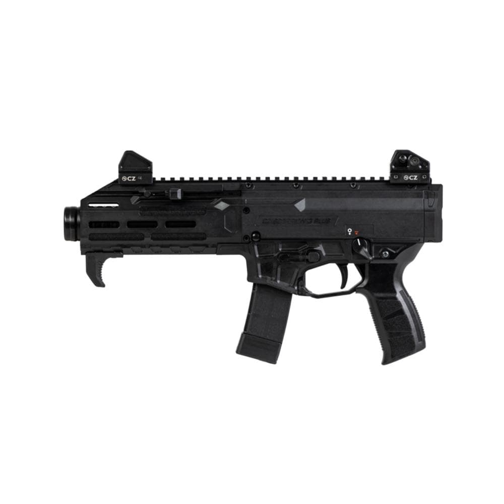 CZ USA Scorpion 3+ Handgun 9mm Luger 20rd Magazines (5) 7.8" 1/2x28 Threaded Barrel Black with QD Sling Mount