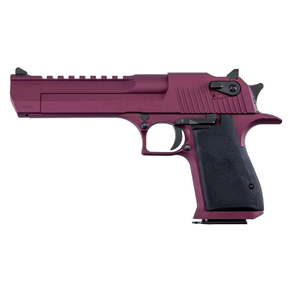 Magnum Research Desert Eagle Mark XIX Handgun .44 Rem Mag 7rd Magazine 6" Barrel Black Cherry with Black Grips