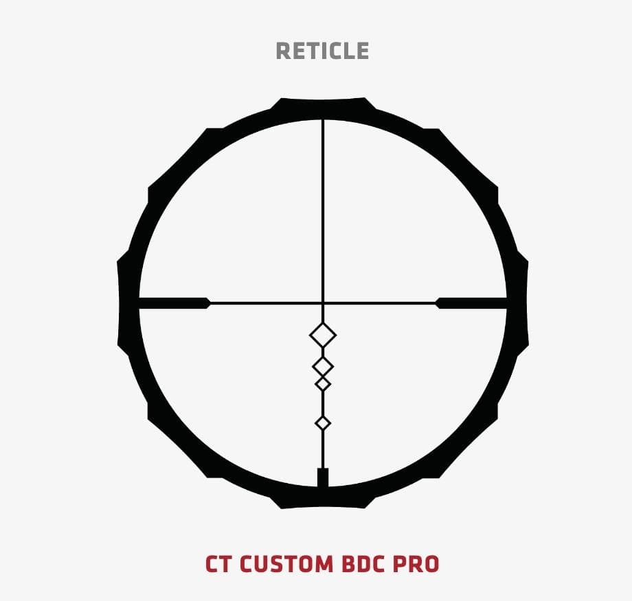 Crimson Trace Brushline Pro Rifle Scope - 4-16x50mm 30mm BDC PRO