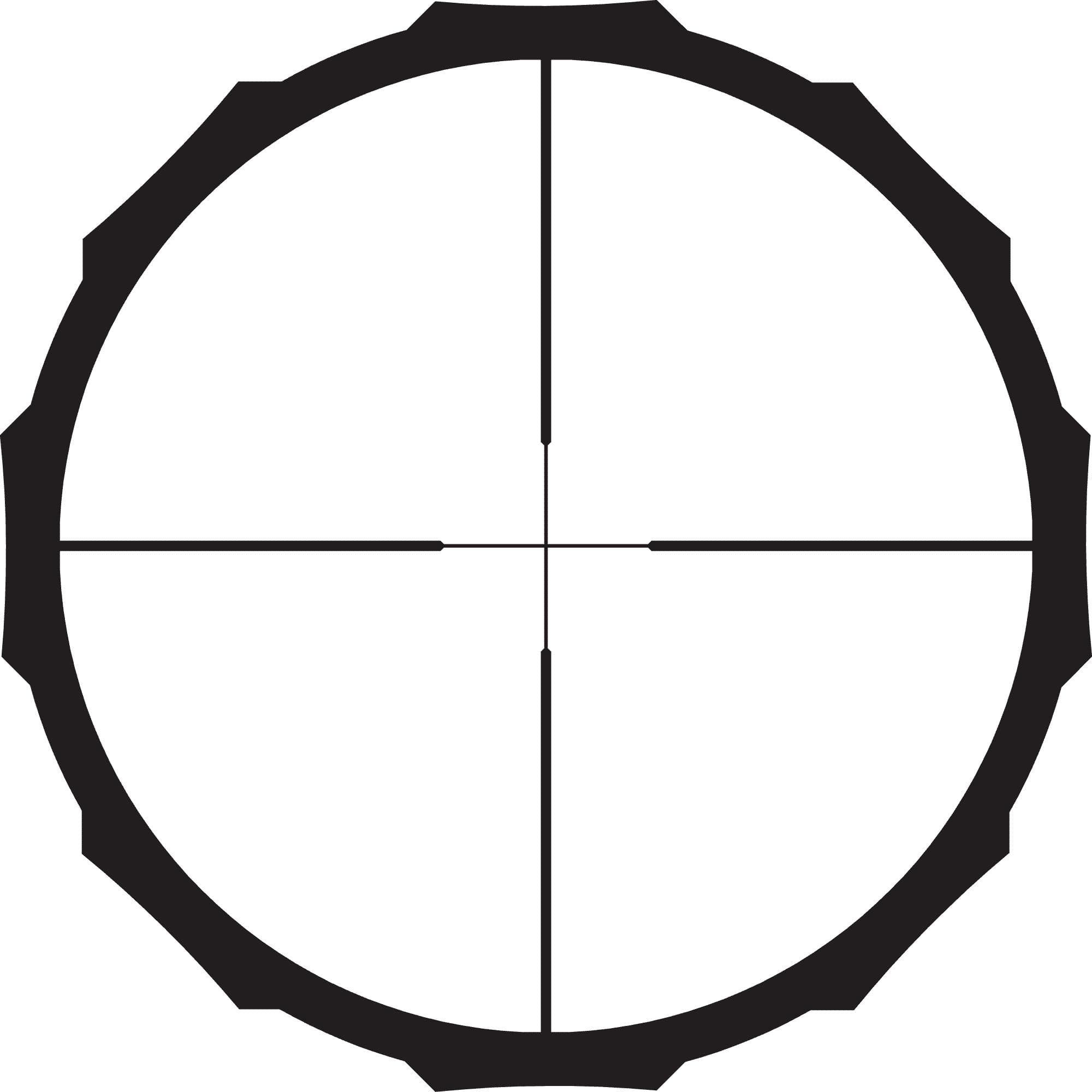 Crimson Trace Brushline Pro Rifle Scope - 4-12x40mm 1" SFP Plex Non-llum