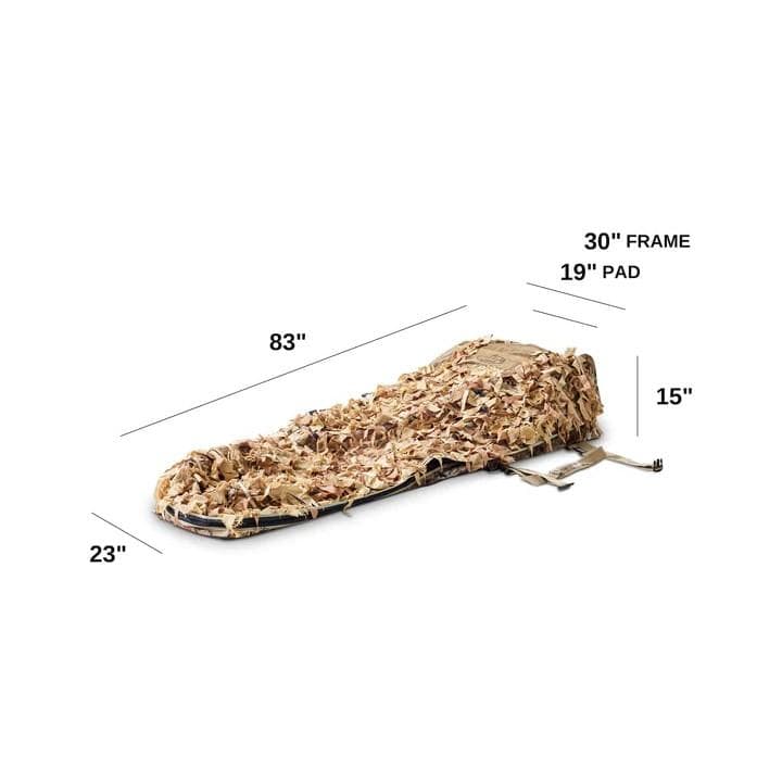 Rig'Em Right Xtreme Ghillie Layout Blind Base and Prairie Cover