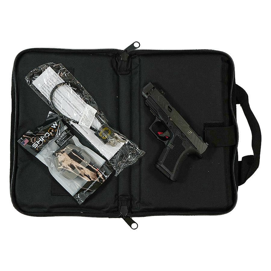 Shadow Systems CR920P War Poet Handgun 9mm Luger 10rd Magazines (2) 3.75 Barrel Black War Poet Slide Engraving with Night Sights