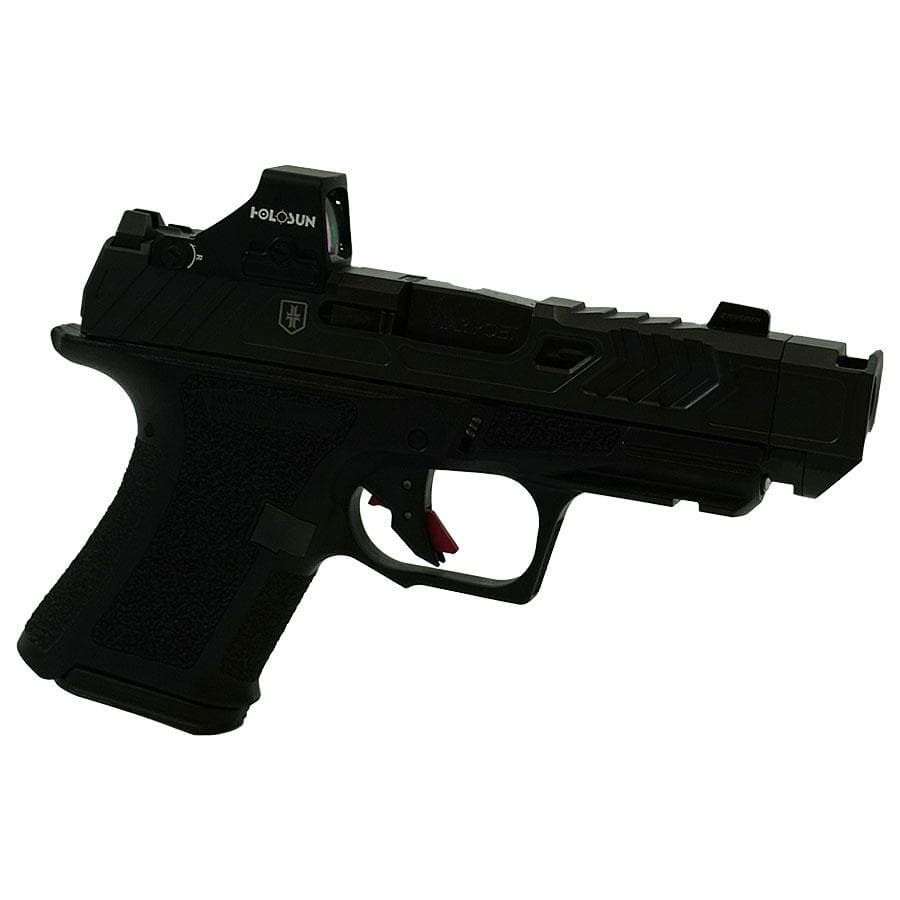 Shadow Systems CR920P War Poet Handgun 9mm Luger 10rd Magazines(2) 3.75" Fluted Black Barrel Holosun 507K