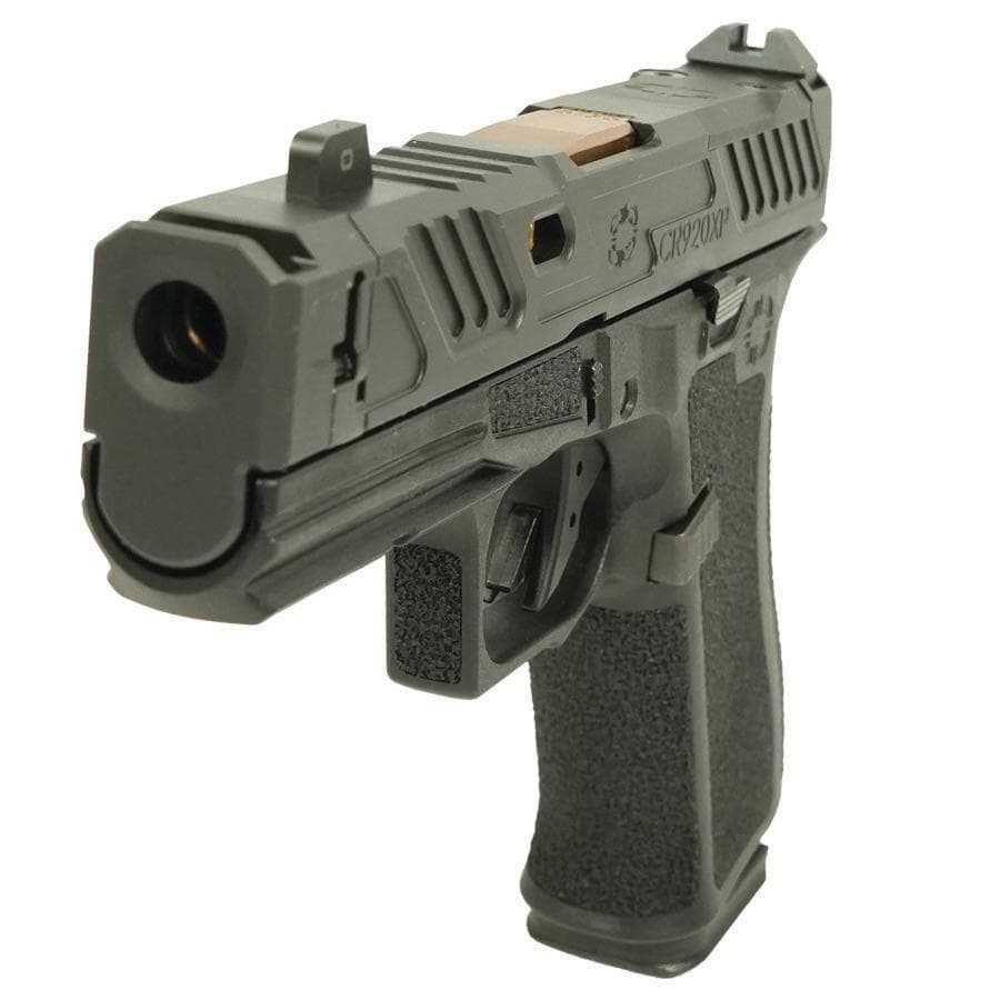 Shadow Systems CR920XP Elite Optic Handgun 9mm Luger 15rd Magazines (2) 3.65" Bronze Barrel Black
