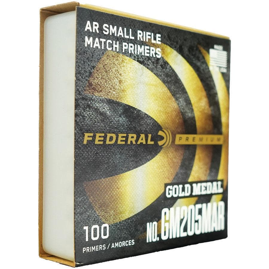 Federal Premium Gold Medal Centerfire Primers AR Small Rifle Match 1000/ct