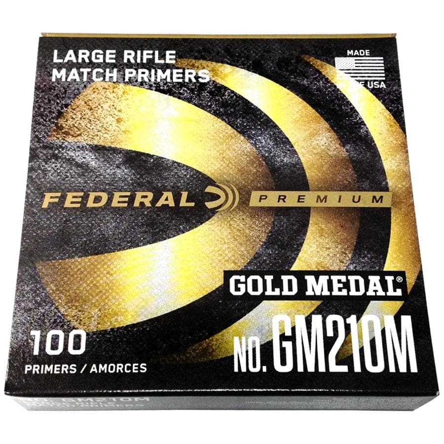 Federal Premium Gold Medal Centerfire Primers-Large Rifle Match