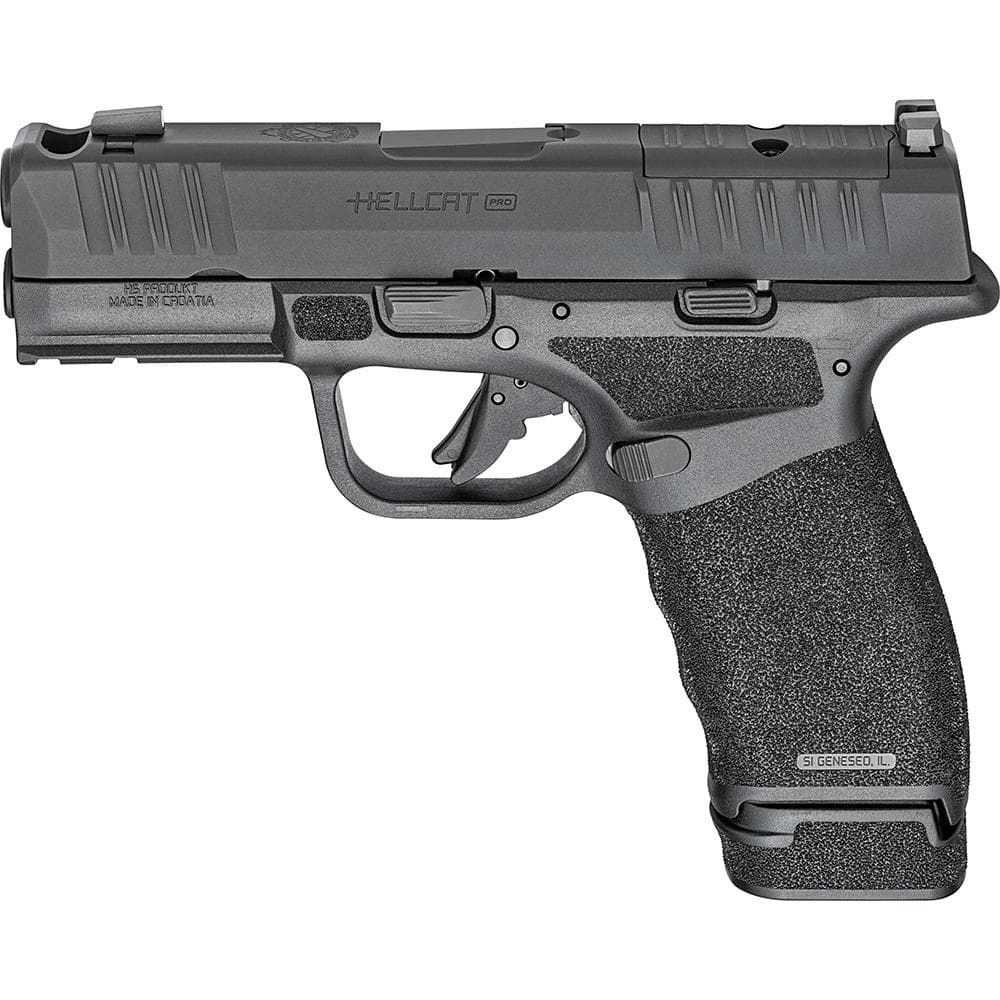Springfield Gear Pac Hellcat Pro Comp OSP Handgun 9mm Luger 15(1)&17(3)rd Magazines 3.7" Barrel Green Dot & Bag