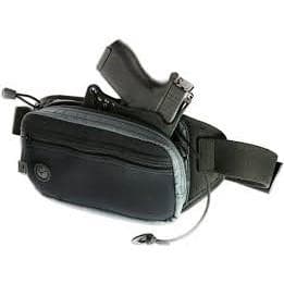 Galco Fastrax Pac Waistpack Subcompact Black and Grey