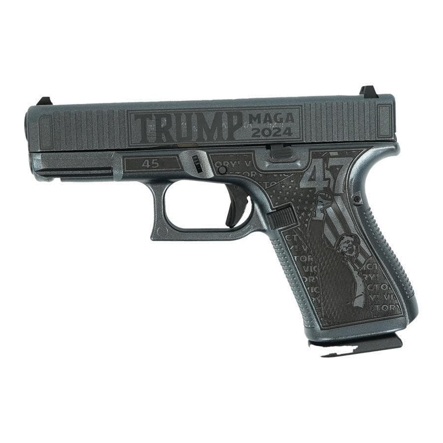 Glock G19 Gen 5 Custom "Trump 47th" Handgun 9mm Luger 15rd Magazines (3) 4.02" Barrel Austria