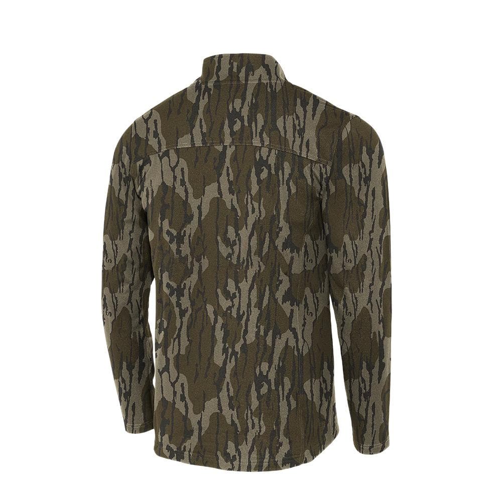 Muddy DV8 Quest Midweight Quarter Zip Sweatshirt Mossy Oak Bottomland S