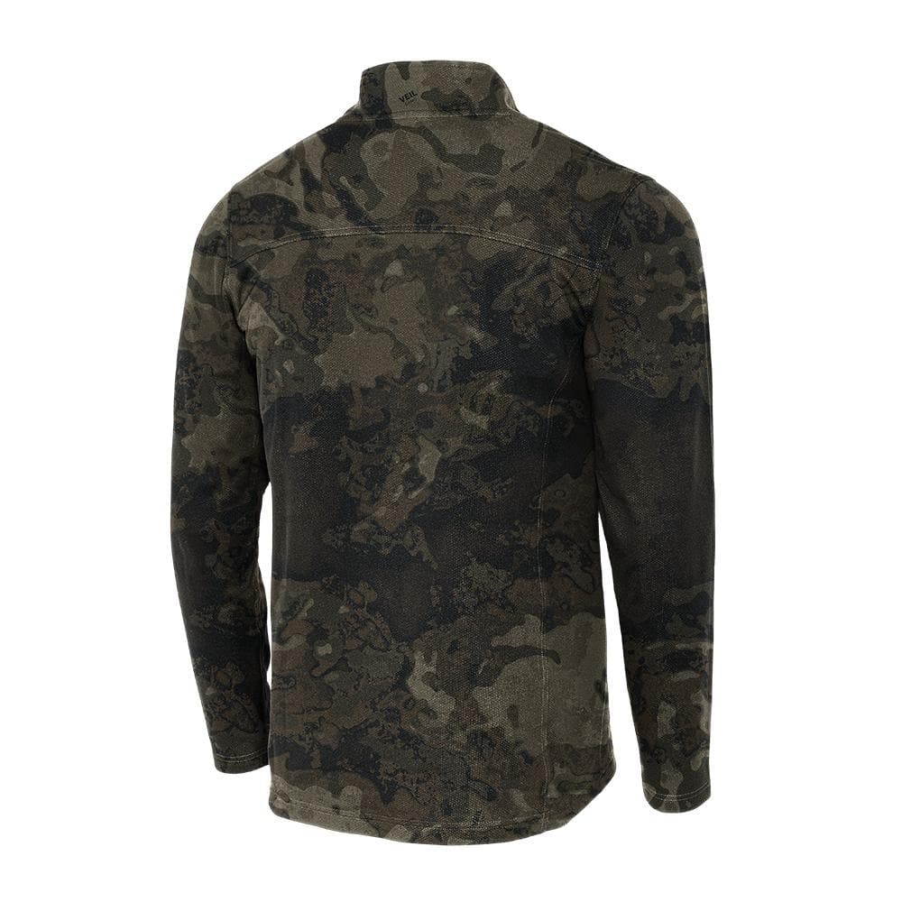 Muddy DV8 Quest Midweight Quarter Zip Sweatshirt Veil Canyon Grey S