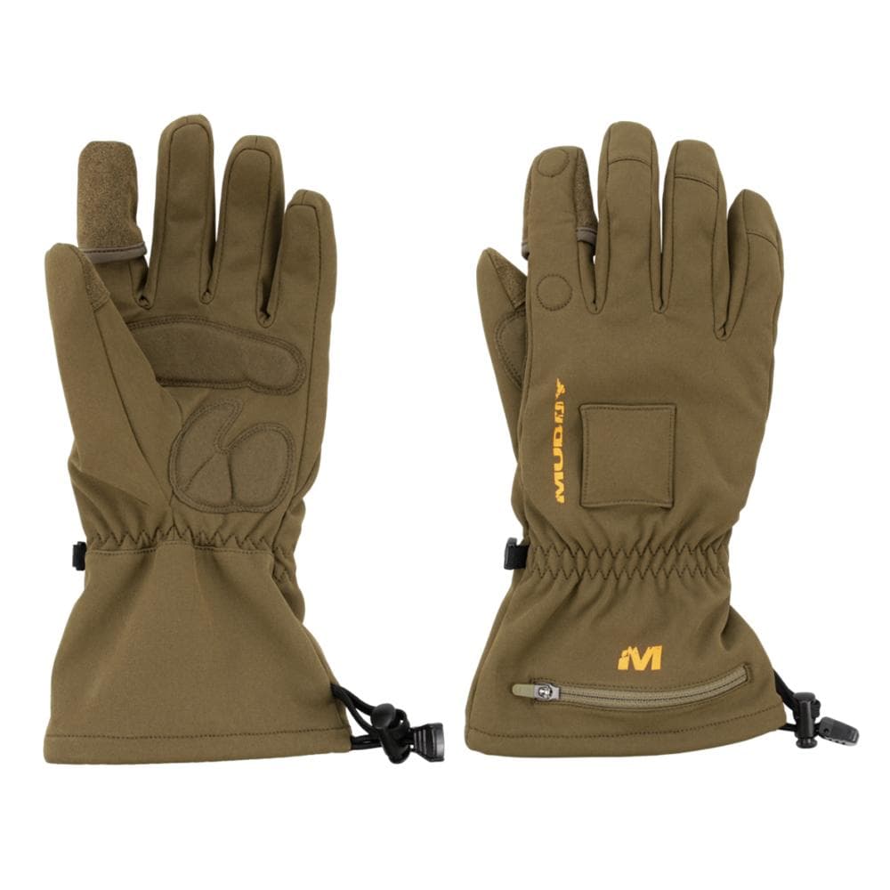 Muddy Nucleus Heated Softshell Gloves Brown Clay L