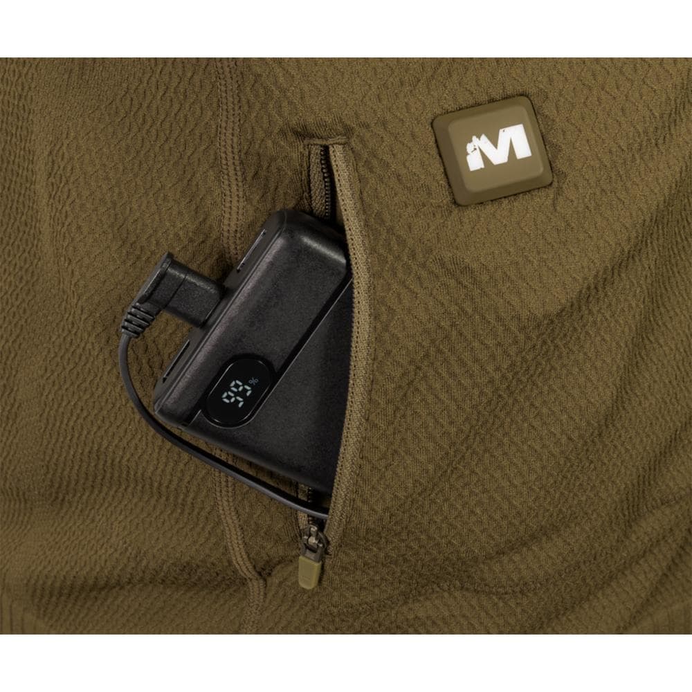 Muddy Nucleus Heated Hunting Vest Brown Clay S