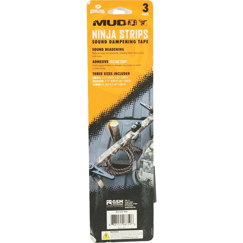 Muddy Ninja Strips Combo Pack 3 Sizes Mossy Oak Bottomland