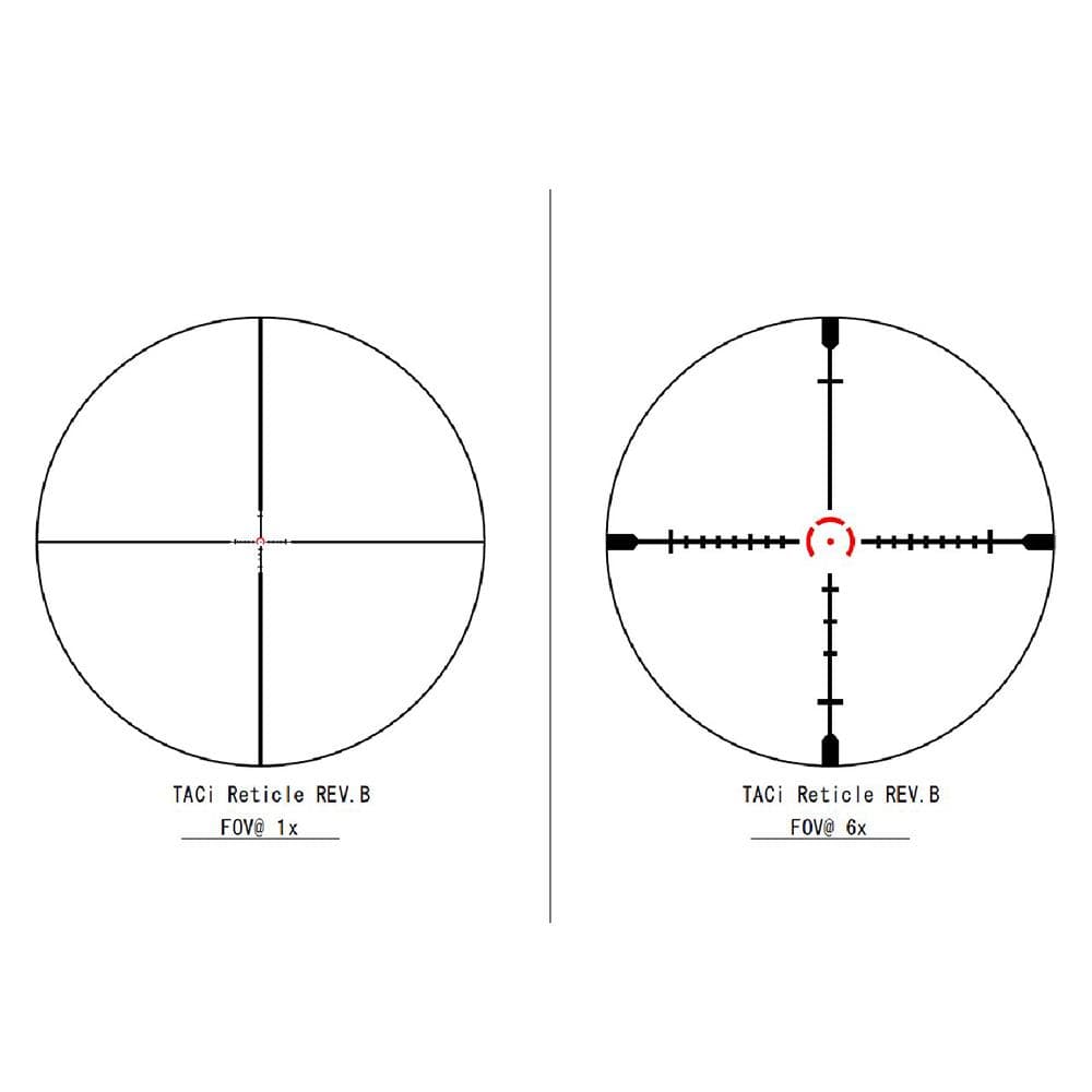 German Precision Optics Centuri Super Compact Rifle Scope 4-16x44 30mm FFP HSi-CQB Illum Black