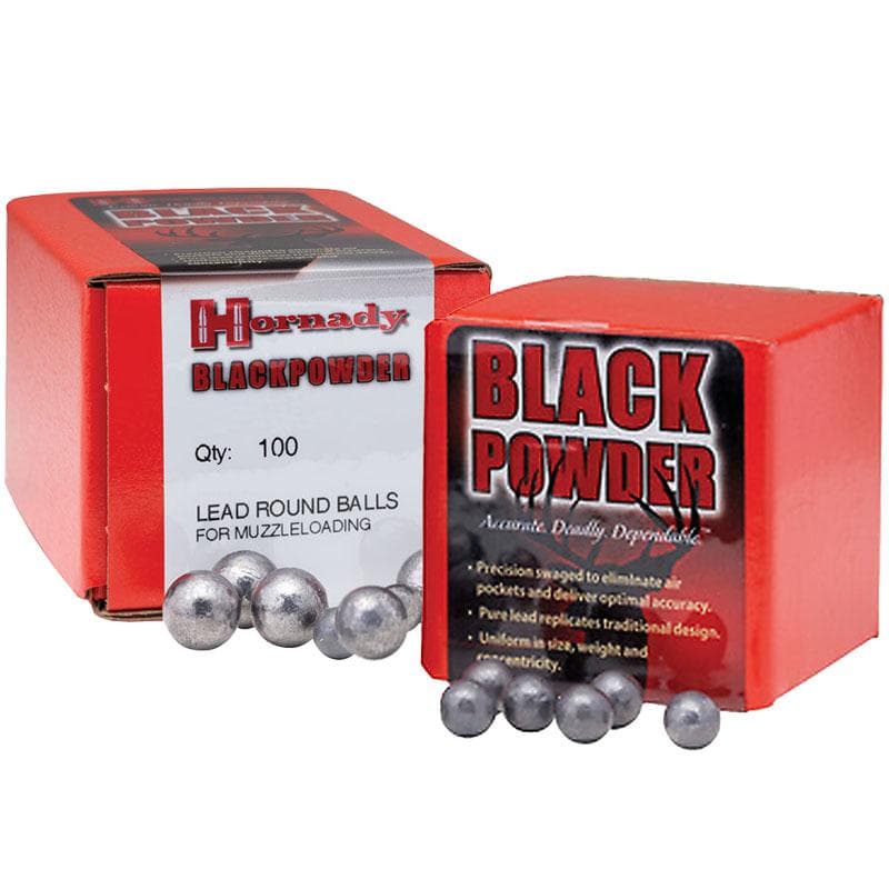 Hornady Lead Round Ball .54 cal .530" 100/ct
