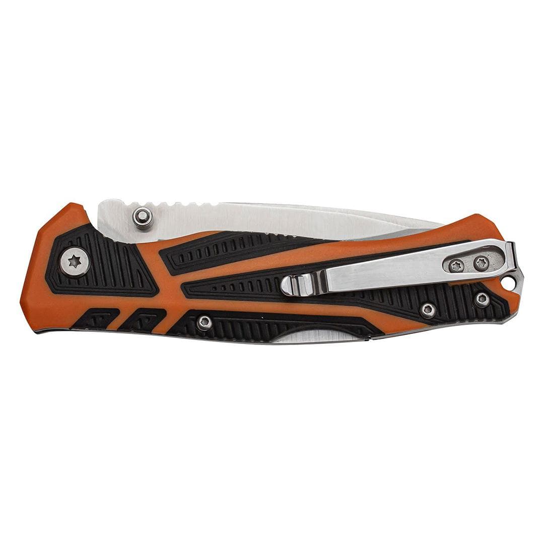 Master Cutlery Elk Ridge Trek Folding Knife 3 1/2" Blade Orange and Black