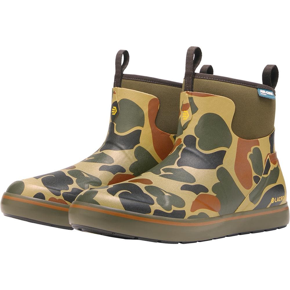 LaCrosse Alpha Deck Boot 6'' Hardwoods Duck Camo Men's Size 10M