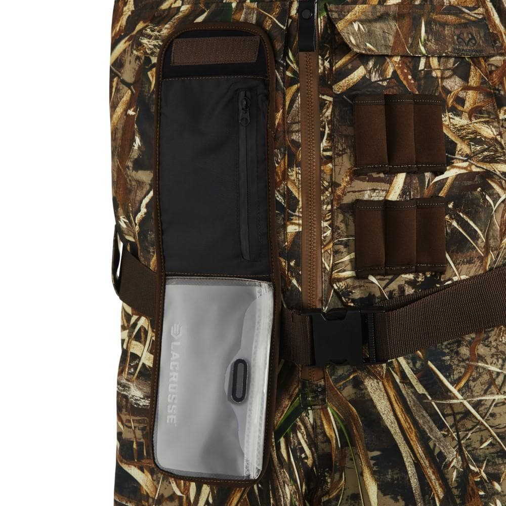 LaCrosse Alpha Agility Select Waders Front Zip Mossy Oak Bottomland 10