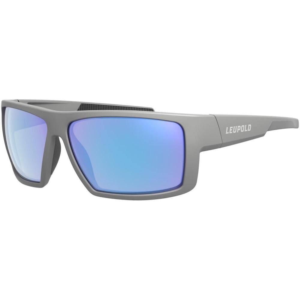 Leupold Switchback Shooting Glasses Matte Grey with Blue Mirror