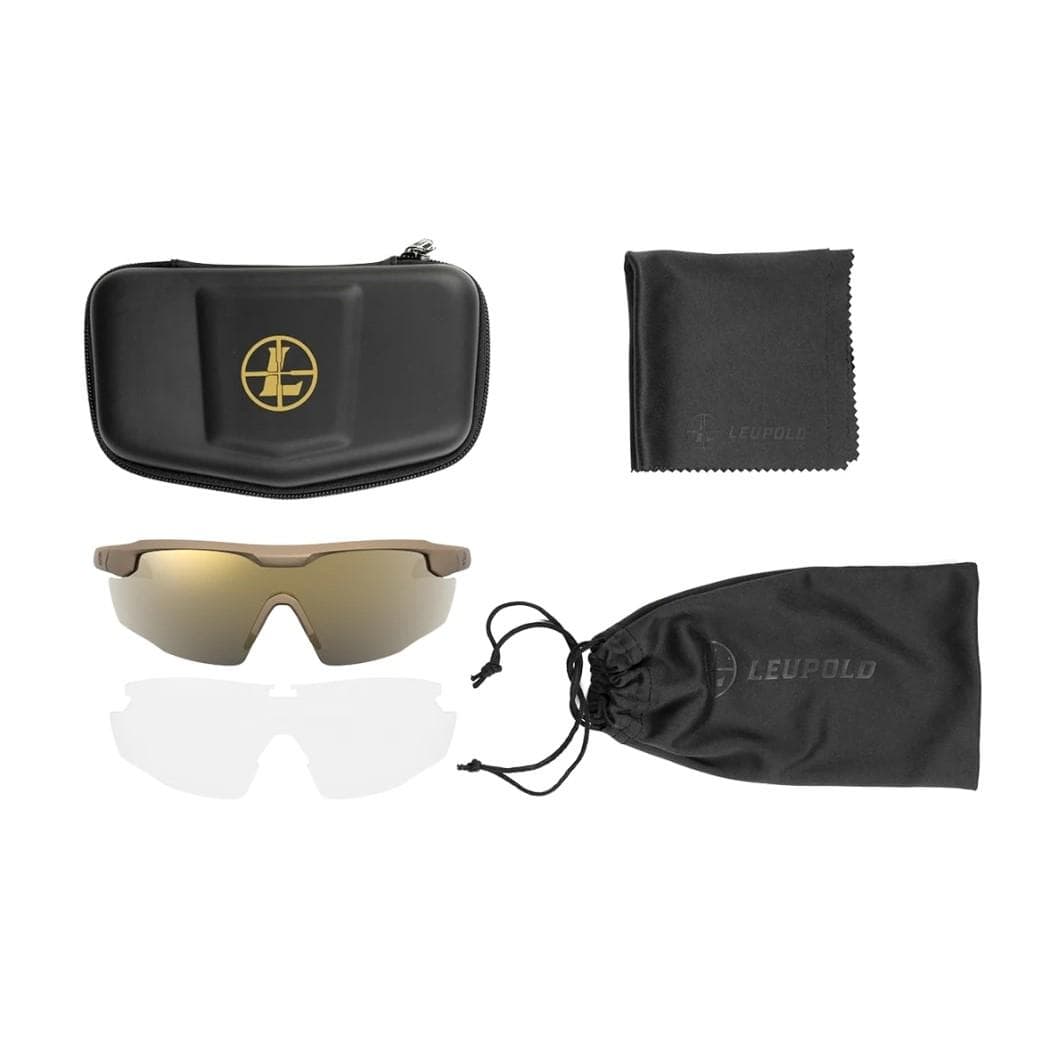 Leupold Sentinel Sunglasses Matte Tan Bronze Mirror