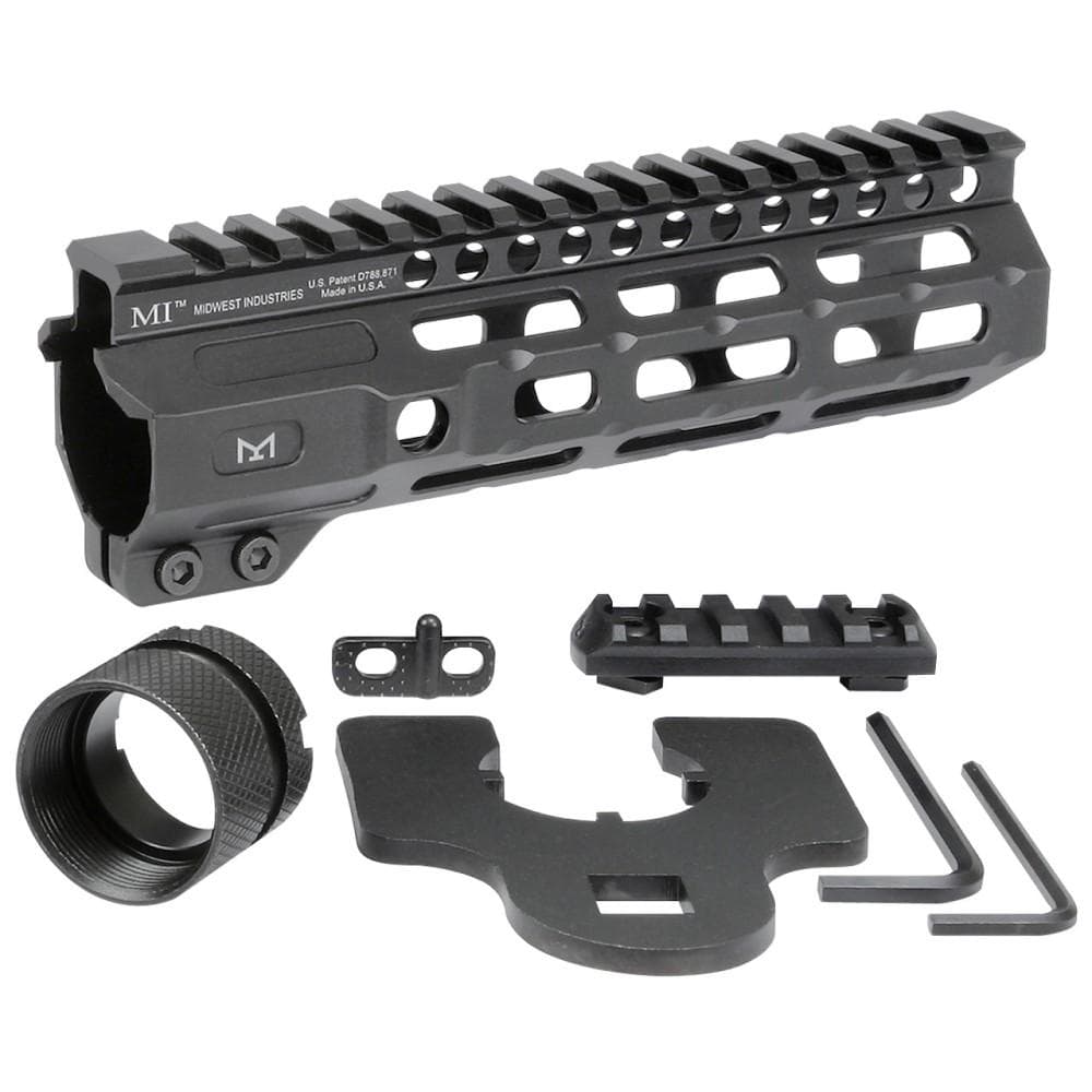Midwest Industries Combat Rail Free Float Handguard 7" M-LOK Black