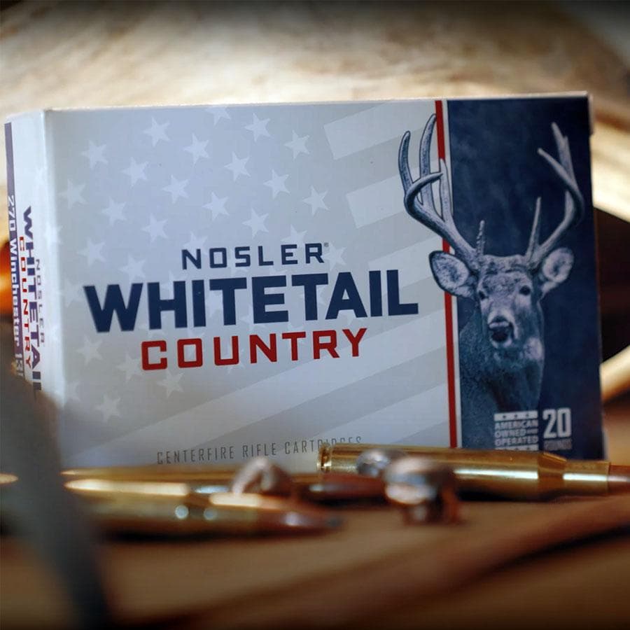 Nosler Whitetail Country Rifle Ammunition 6.5 Creedmoor 140gr SP 2650 fps 20/ct