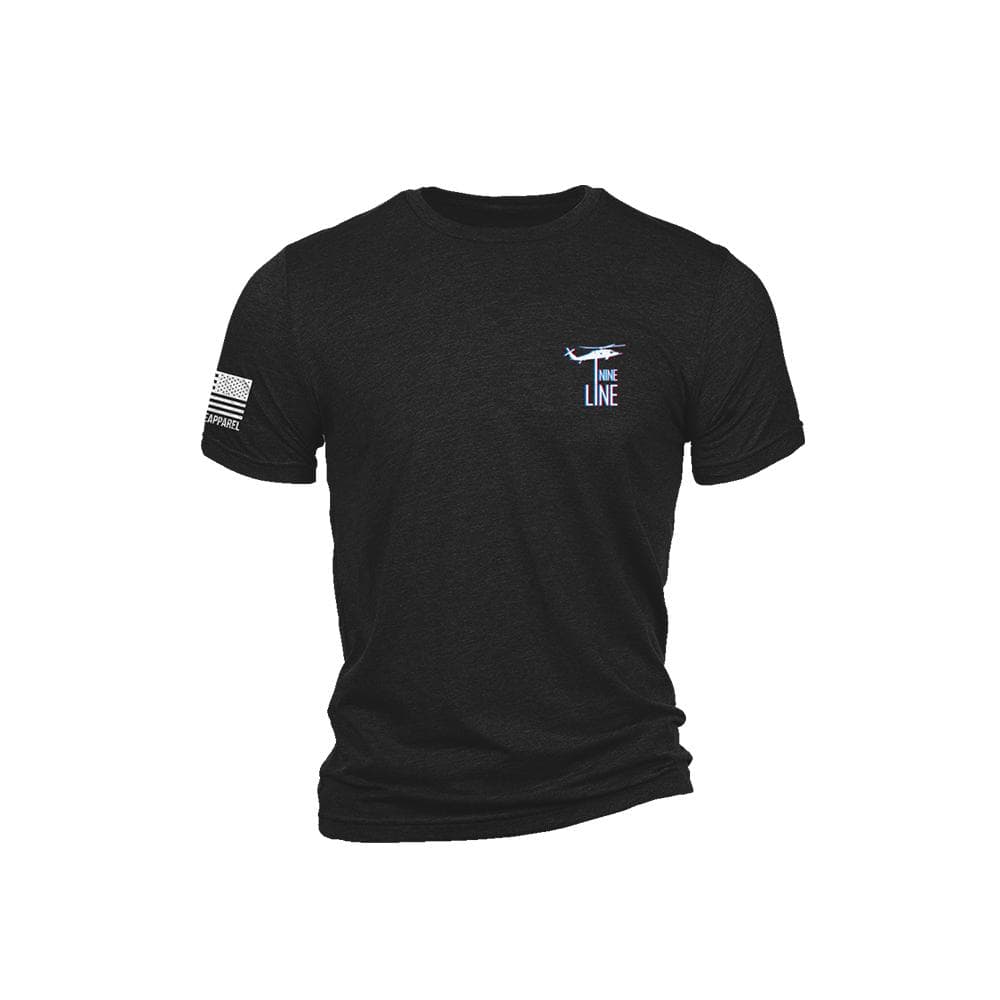 Nine Line Belt Fed Triblend Short Sleeve Shirt Black L