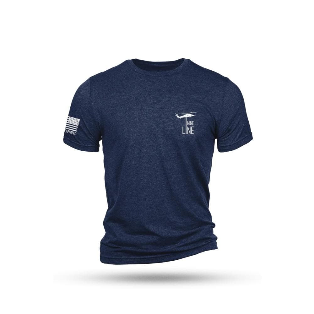 Nine Line Reread Not Rewritten T-Shirt Navy S