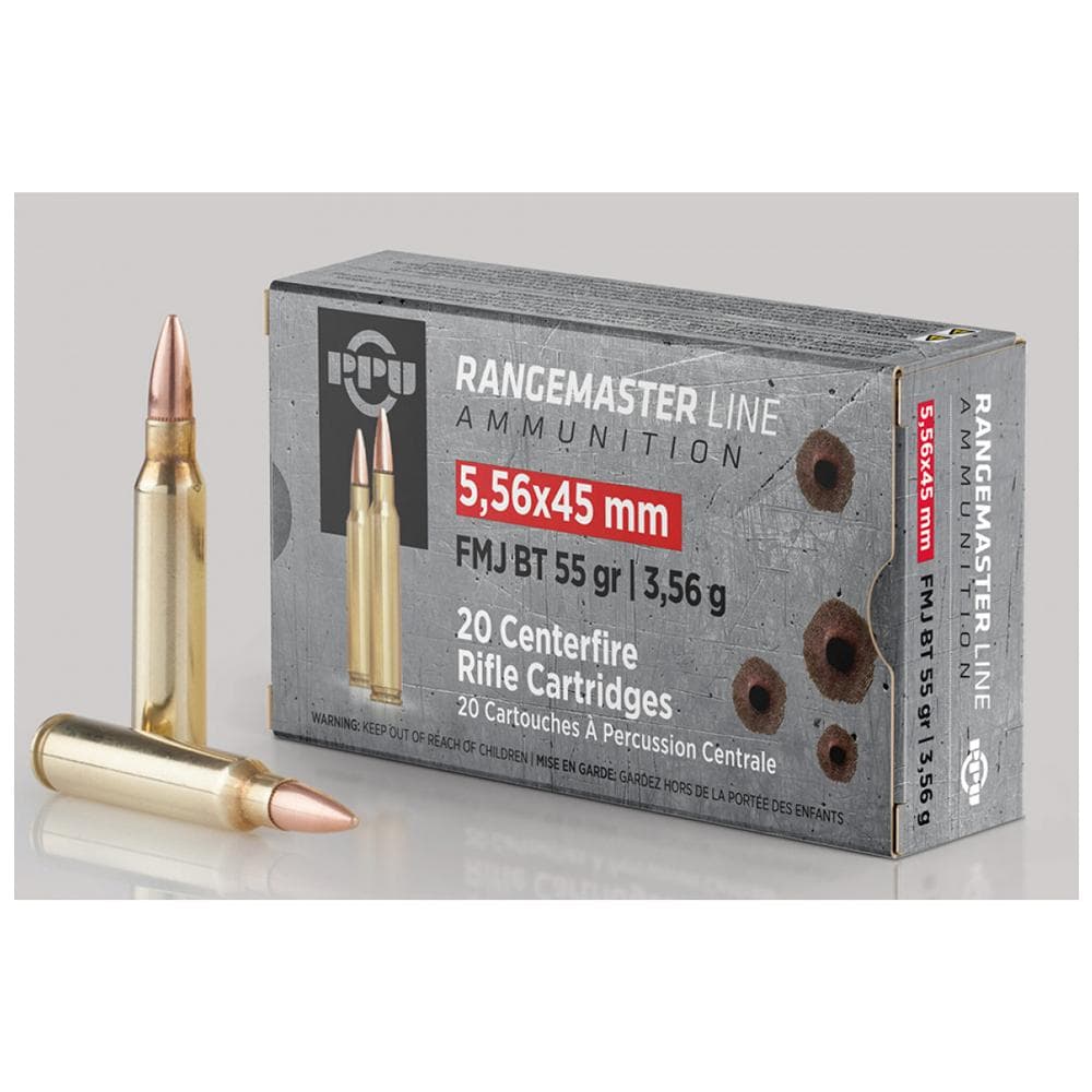 5.56x45 RangeMaster FMJBT 55gr Metal Can 1000 Rounds