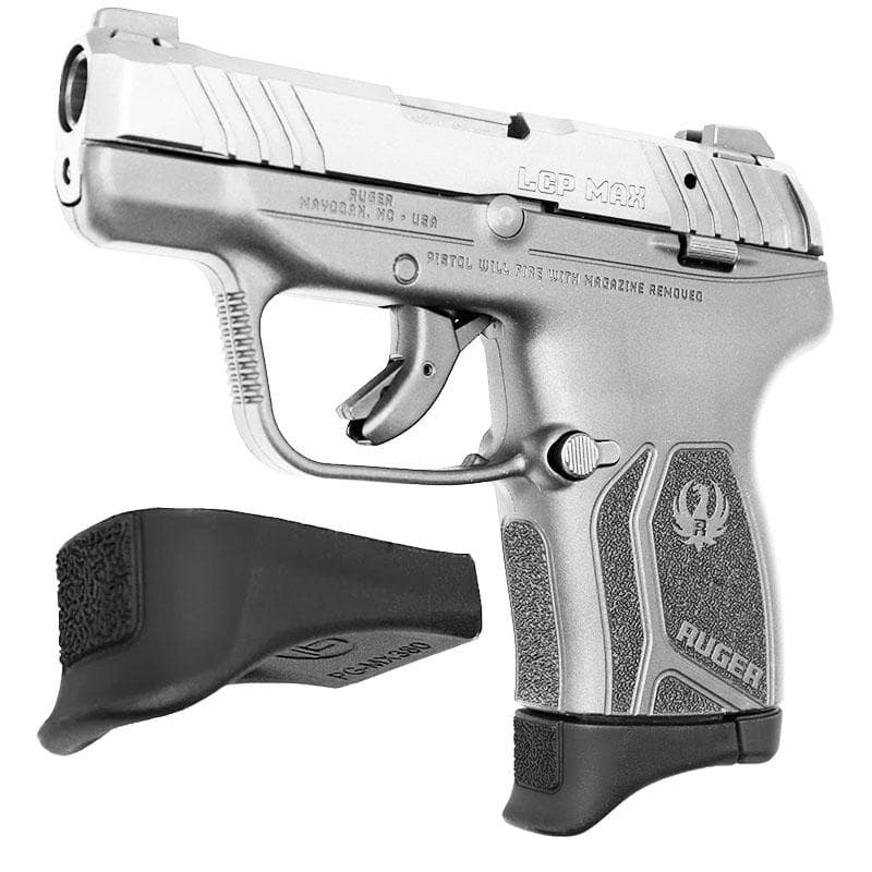 Pearce Grip Grip Extension for Ruger LCP MAX 380 Black