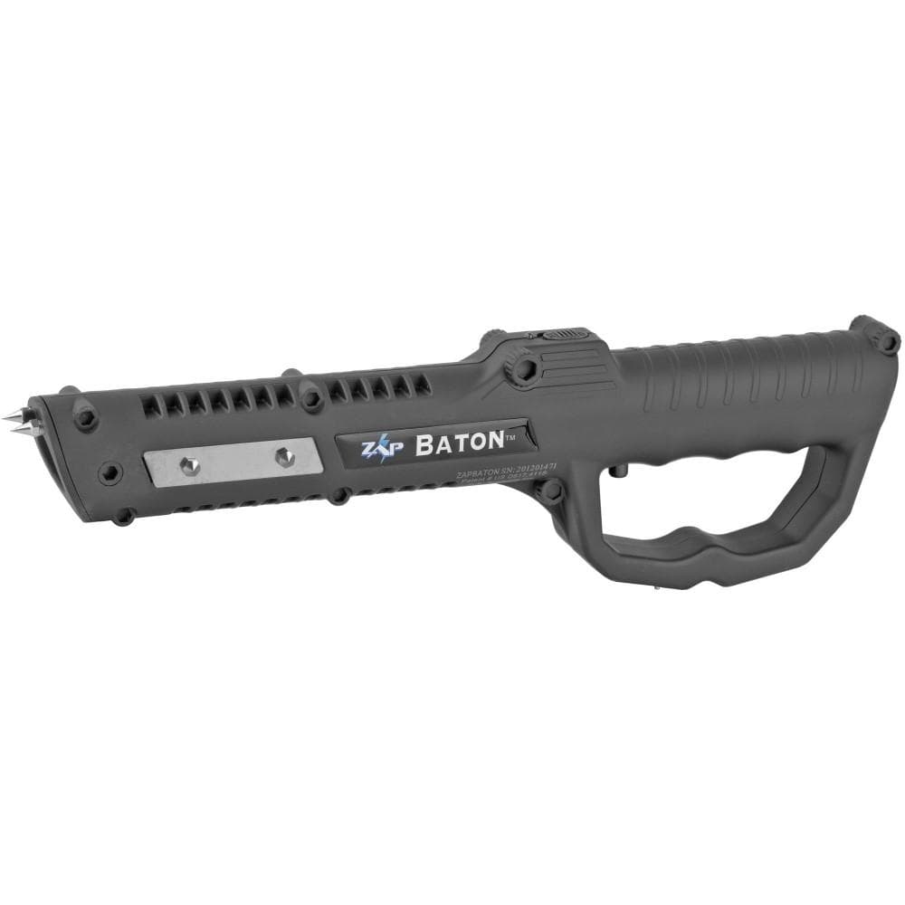 Personal Security Zap Baton Stun Gun with LED Flashlight 1000000 Volt Black
