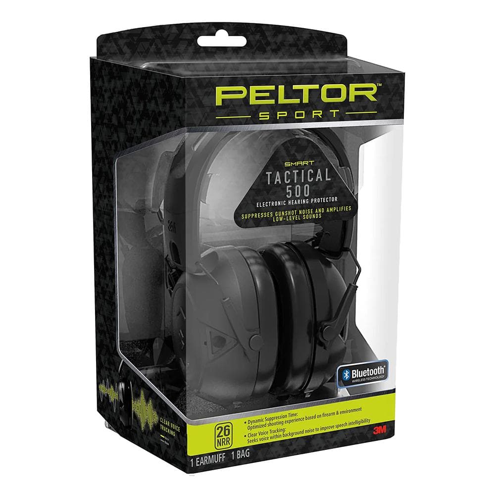 3M Peltor Sport Tactical 500 Electronic Hearing Protection Ear Muffs 26dB