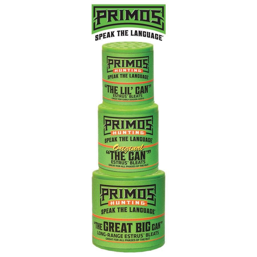 Primos The Can Family Pack w/Lil Original & Great Big Can's Deer Call