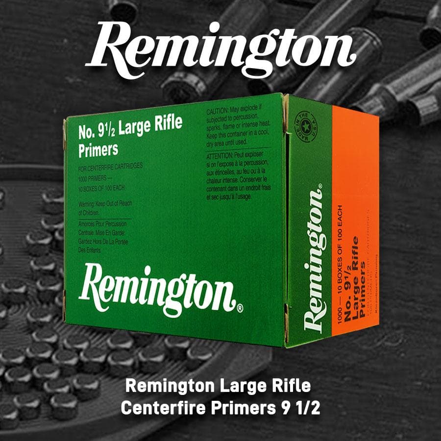 Remington Centerfire Primers-9-1/2 Large Rifle 1000/ct